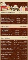 Marble Slab Creamery menu Egypt